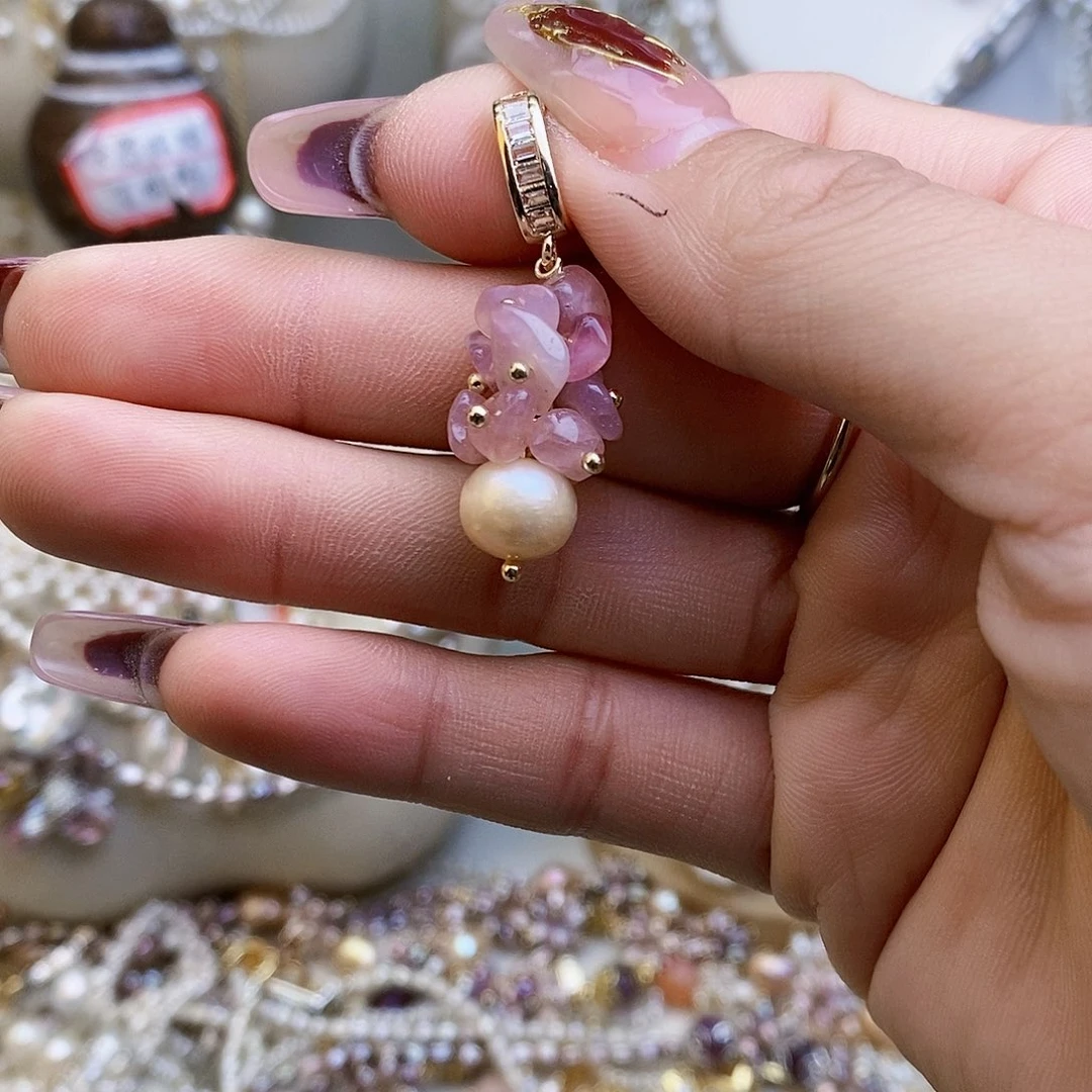 淡水珍珠颈饰银S925镶嵌