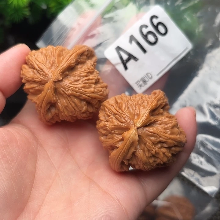 把件桃核核桃白狮子的43
