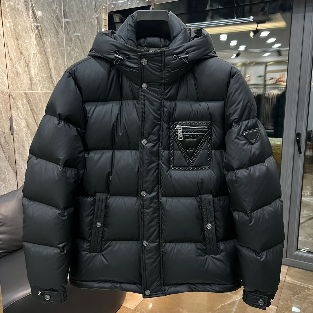 1223【BV】冬季男士百搭保暖高蓬松超轻新国标白鸭绒羽绒服