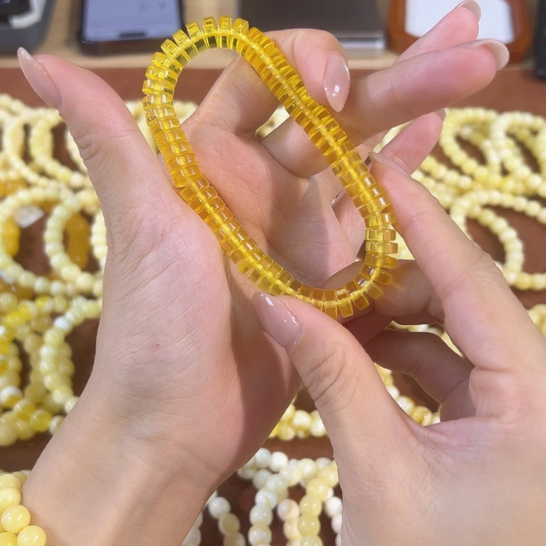 琥珀未镶嵌手链卡 8