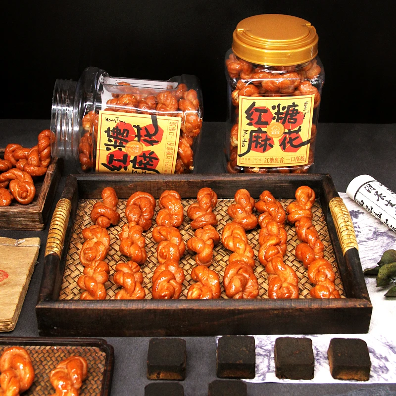 集香草红糖麻花370g罐装网红糕点小吃办公室馋嘴小麻花零食