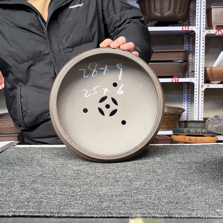 紫砂花盆紫砂等传统