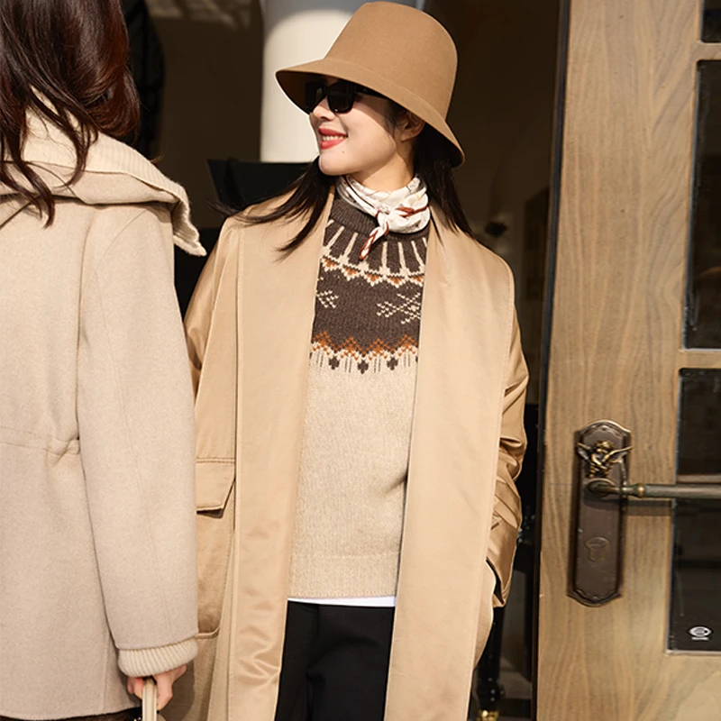 COLINWANG-LIFE STYLE系列|LP同源山羊绒学识感费尔岛针织衫秋冬