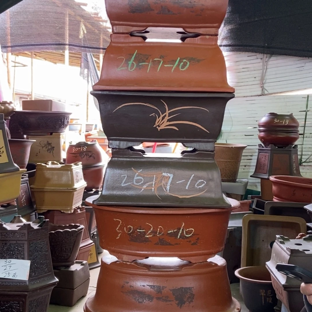 紫砂花盆紫砂紫砂