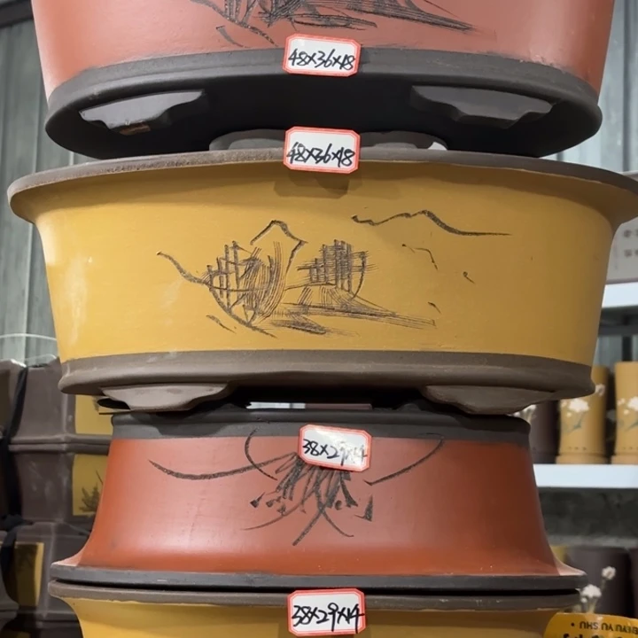 紫砂花盆             148-4