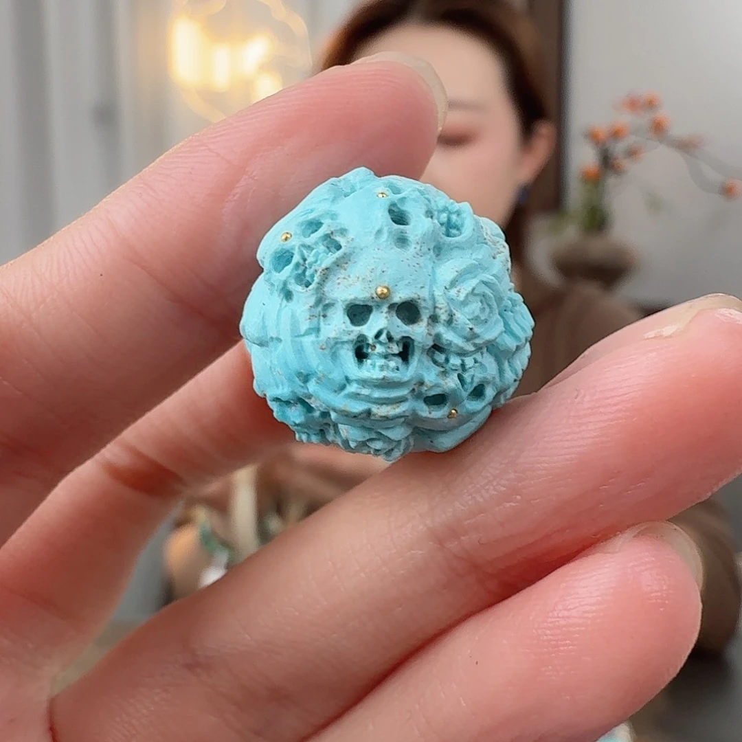 绿松石未镶嵌珠宝半成品