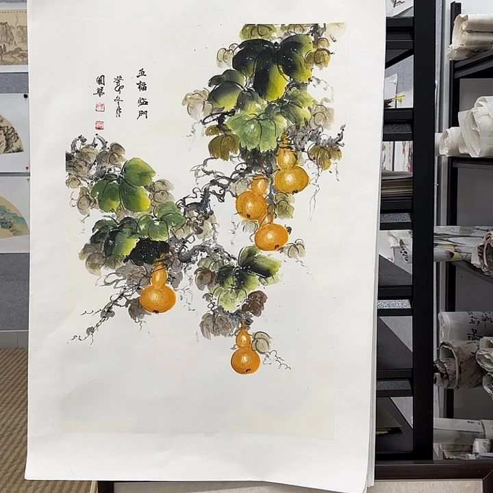 国画用****8花鸟等动物为主料制作