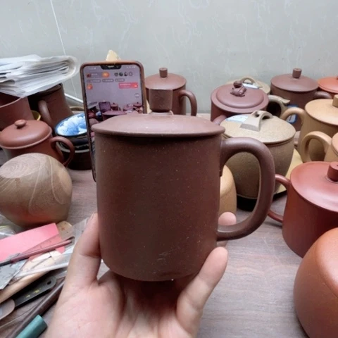 茶杯紫砂造****?扳手工微瑕不退不换