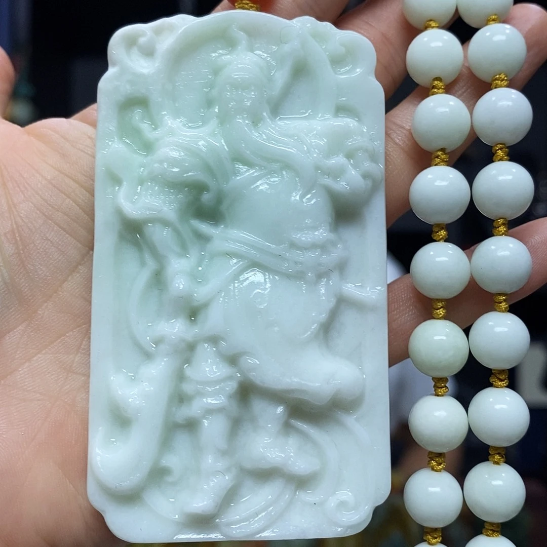 未镶嵌岫玉挂件吊坠