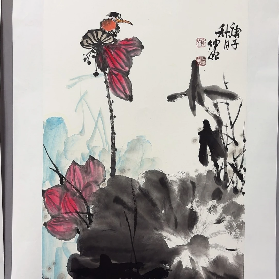 国画亲笔手绘放心去藏