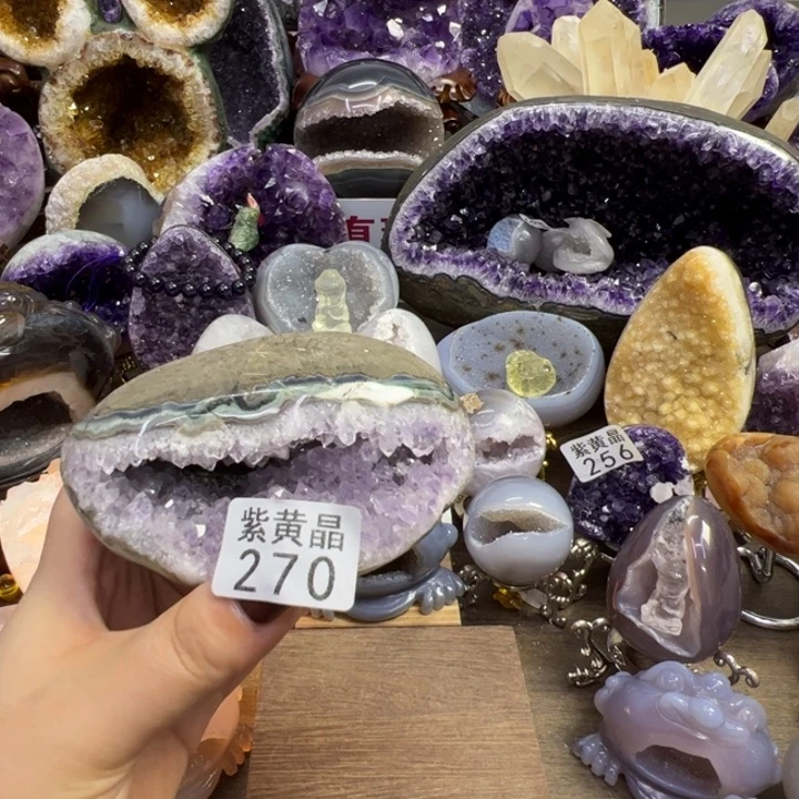 未镶嵌大型摆件（非配饰）紫晶270