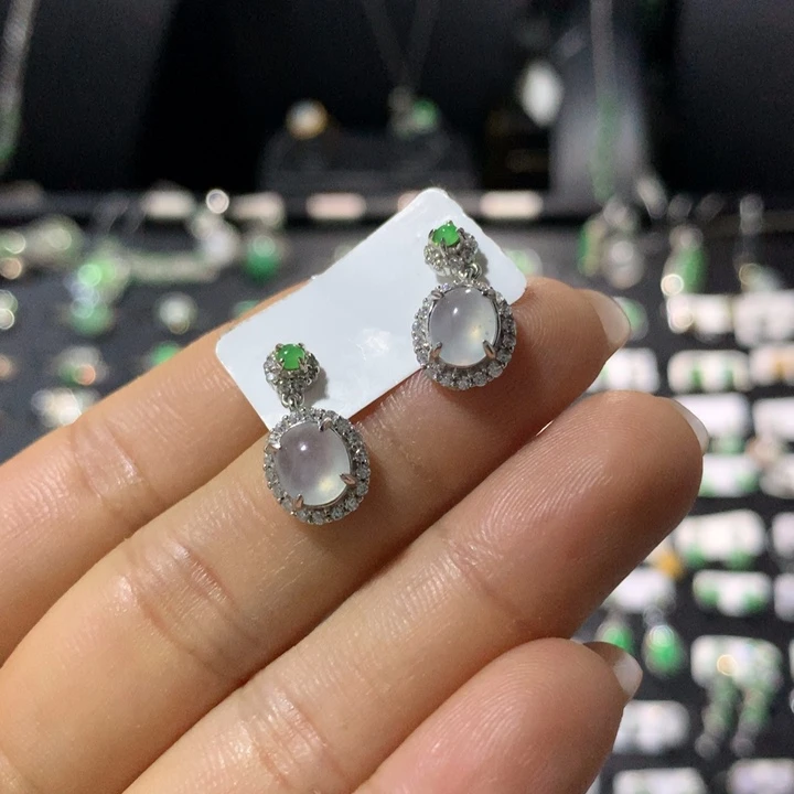翡翠银S925镶嵌戒指