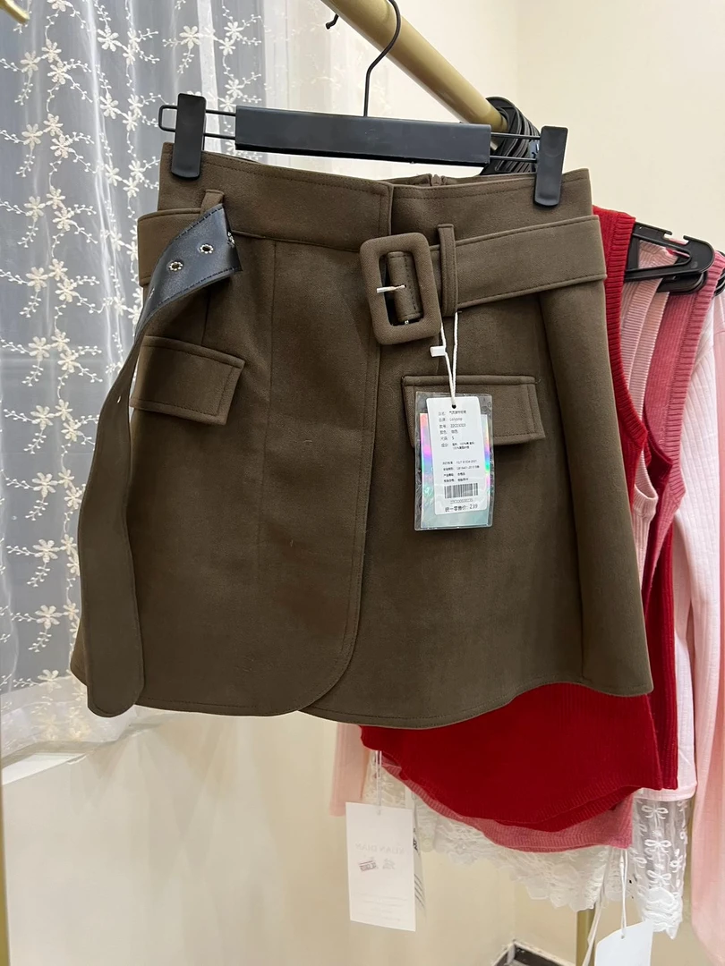 P62半身裙春秋百搭款气质休闲简约