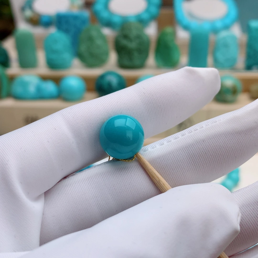 绿松石未镶嵌挂件