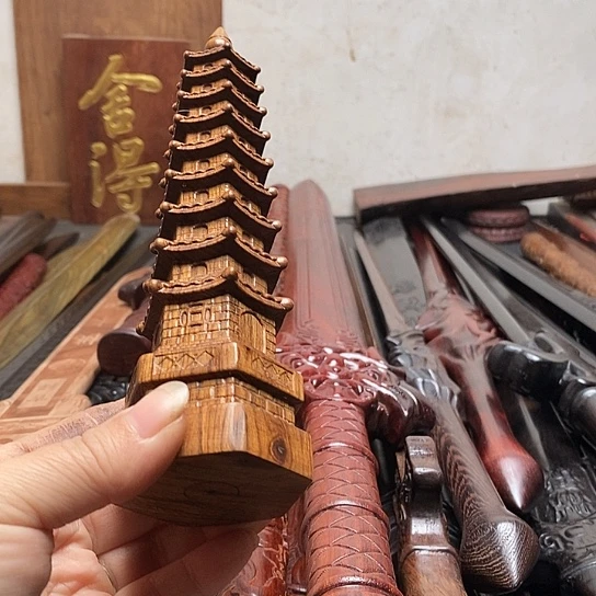 檀香木木20高文昌塔