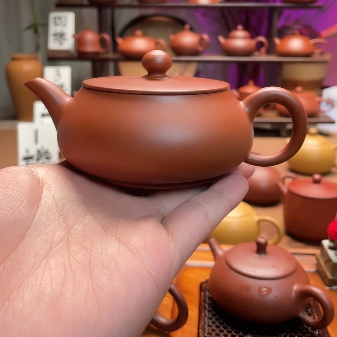 紫砂茶壶随***～超薄明炉150cc