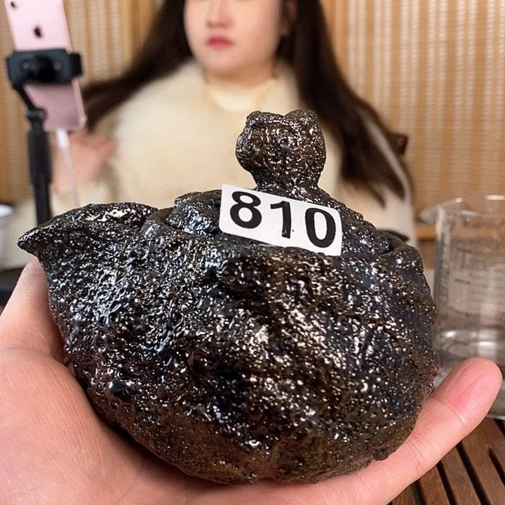 荥经黑砂馒头窑手抓壶福利