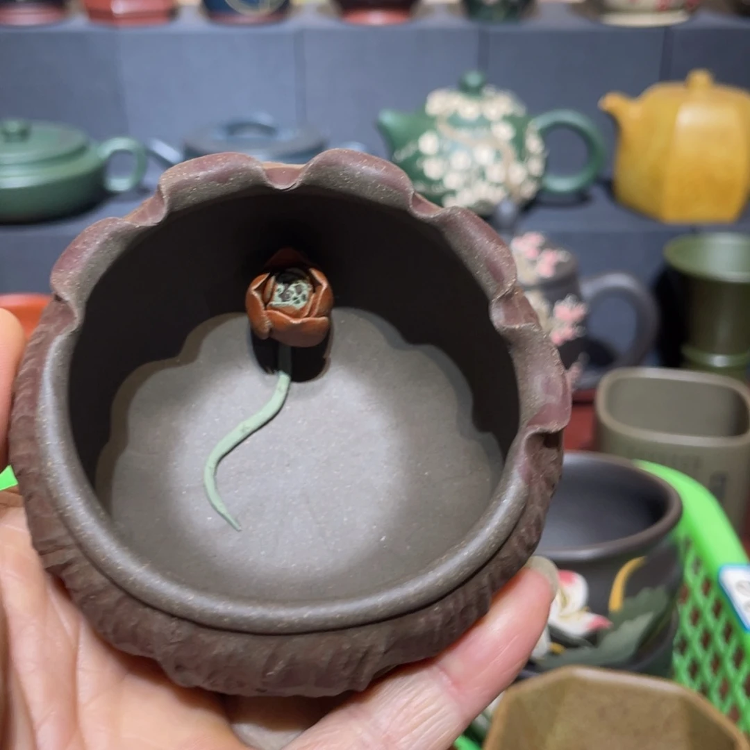 原矿紫砂手工主人杯