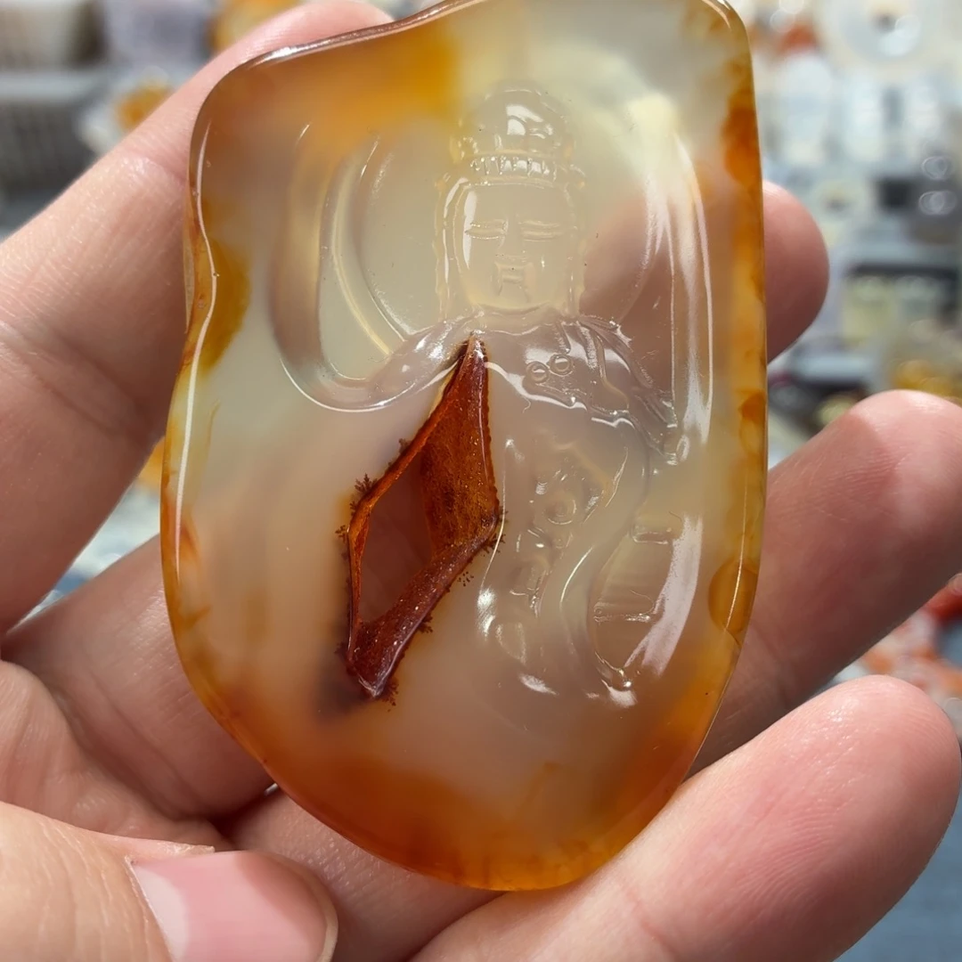 玛瑙/玉髓未镶嵌吊坠(不含链)