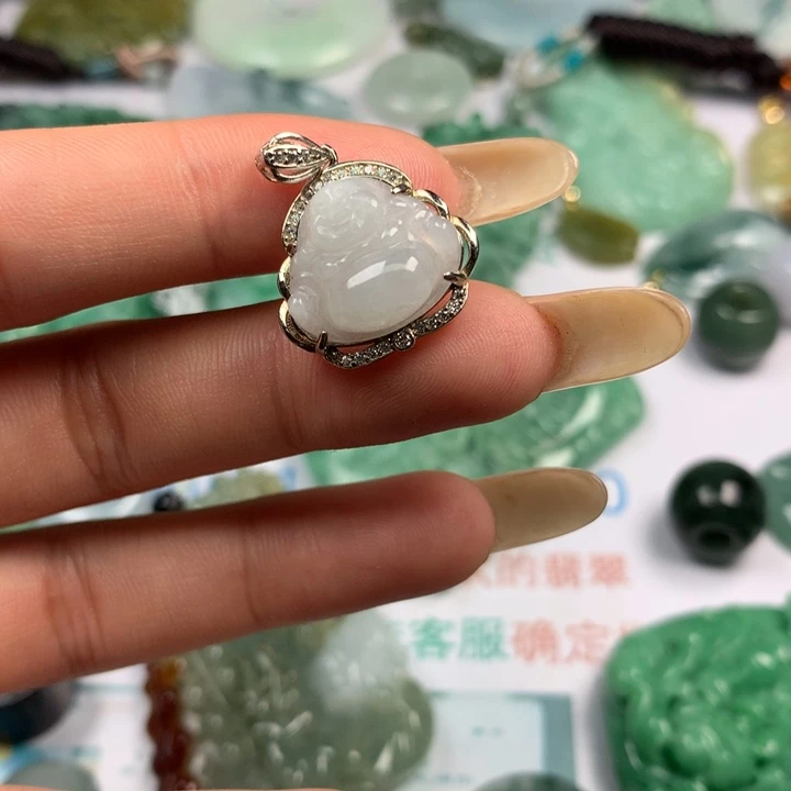 颈饰未镶嵌翡翠翡翠