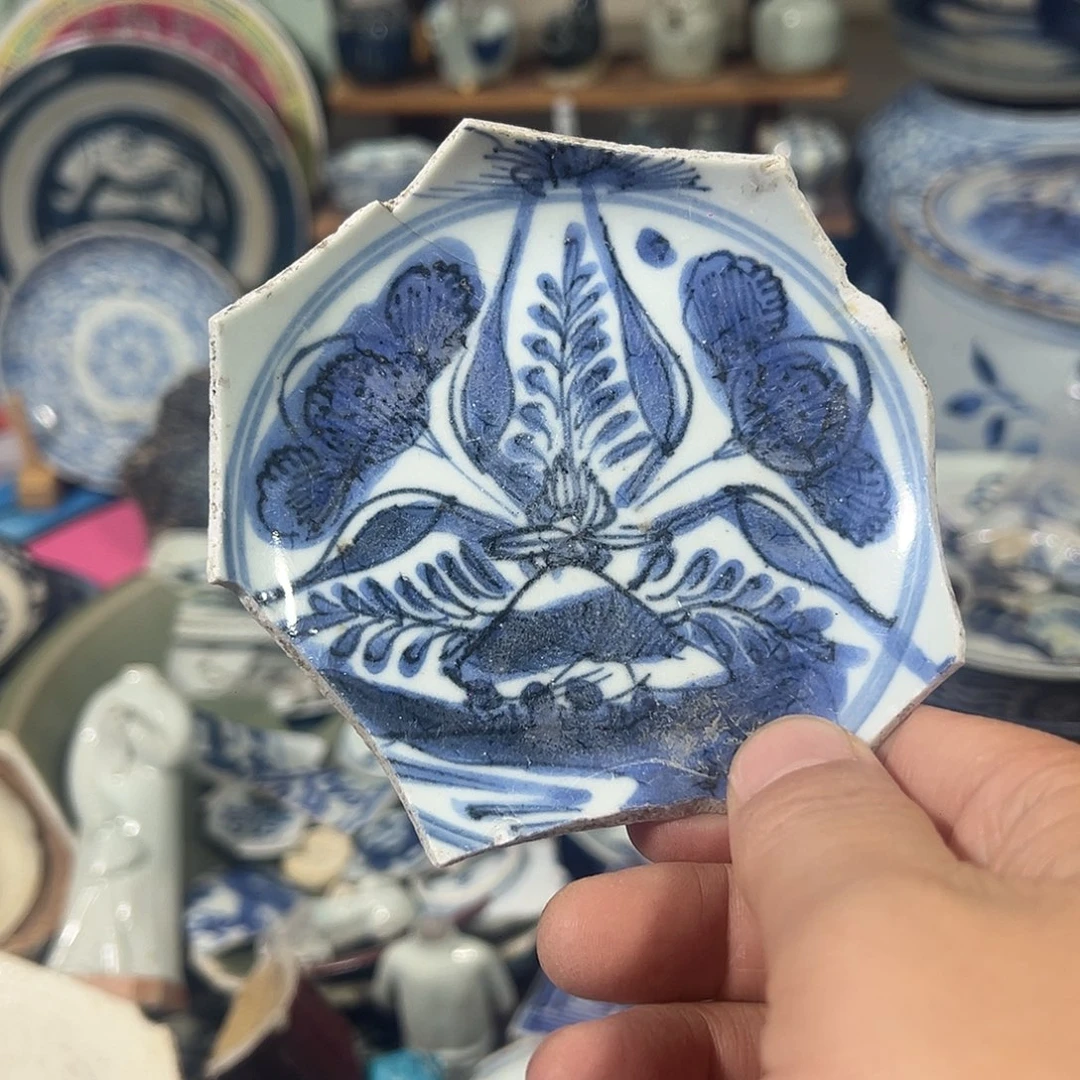 摆件陶瓷片标本，全场包邮