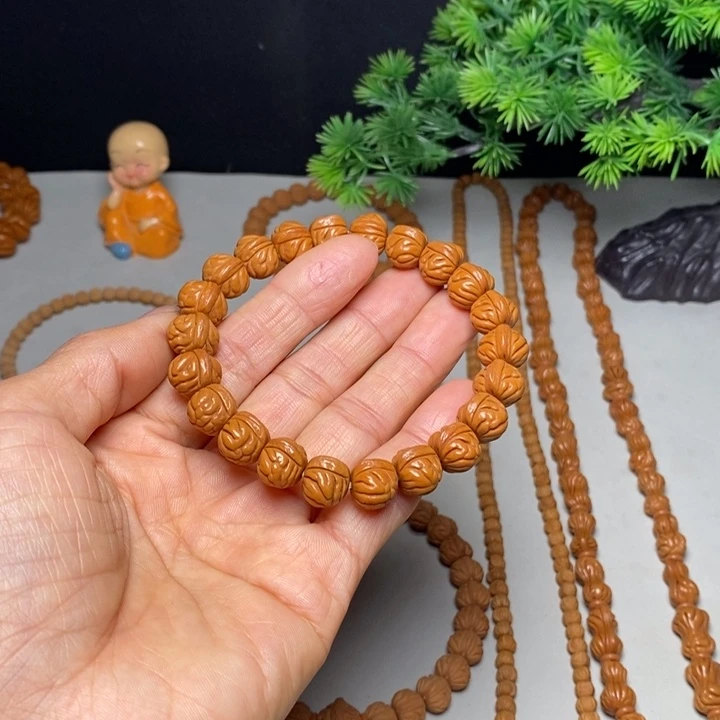 手串桃核凤羽手串