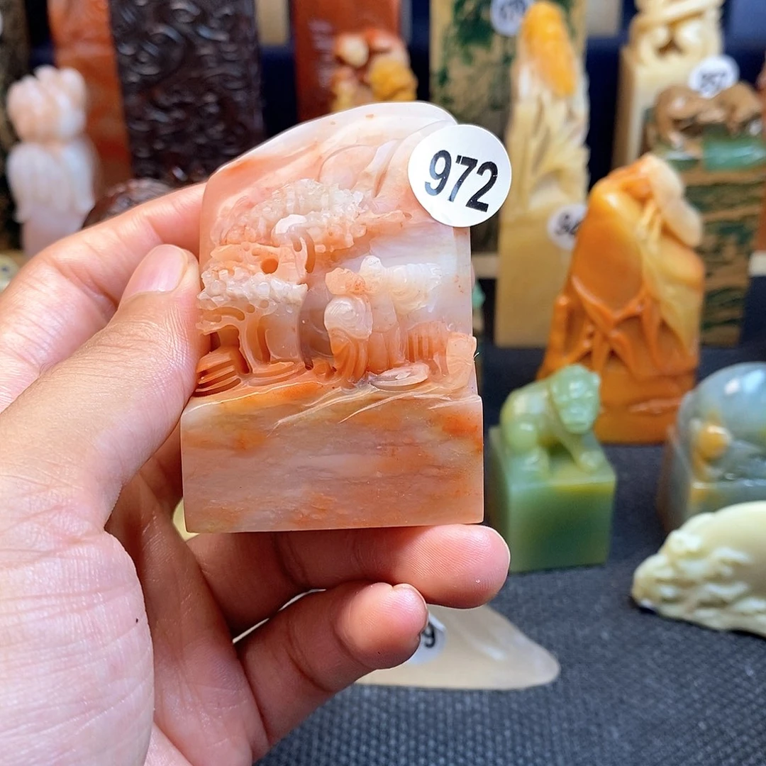 老挝石篆刻作品欣赏