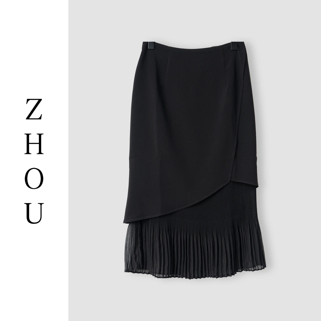 （周哥甄选）黑色半身裙-42843