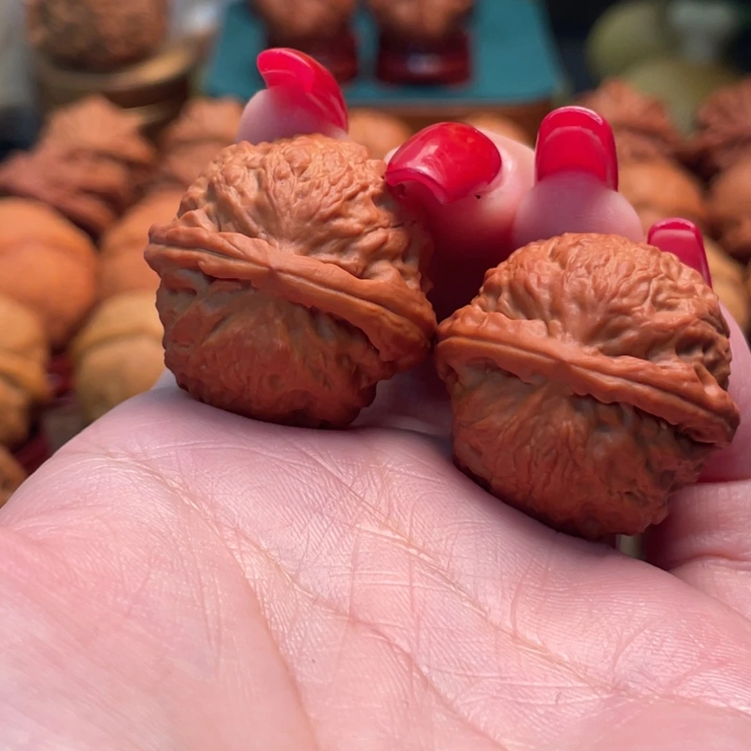 把件文玩核桃老*蚂蚁纹