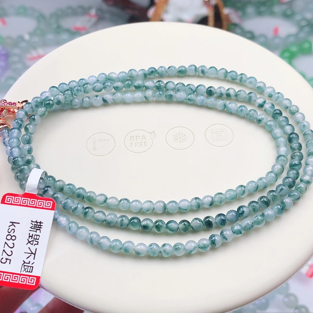 翡翠未镶嵌手链翡翠3.5mm