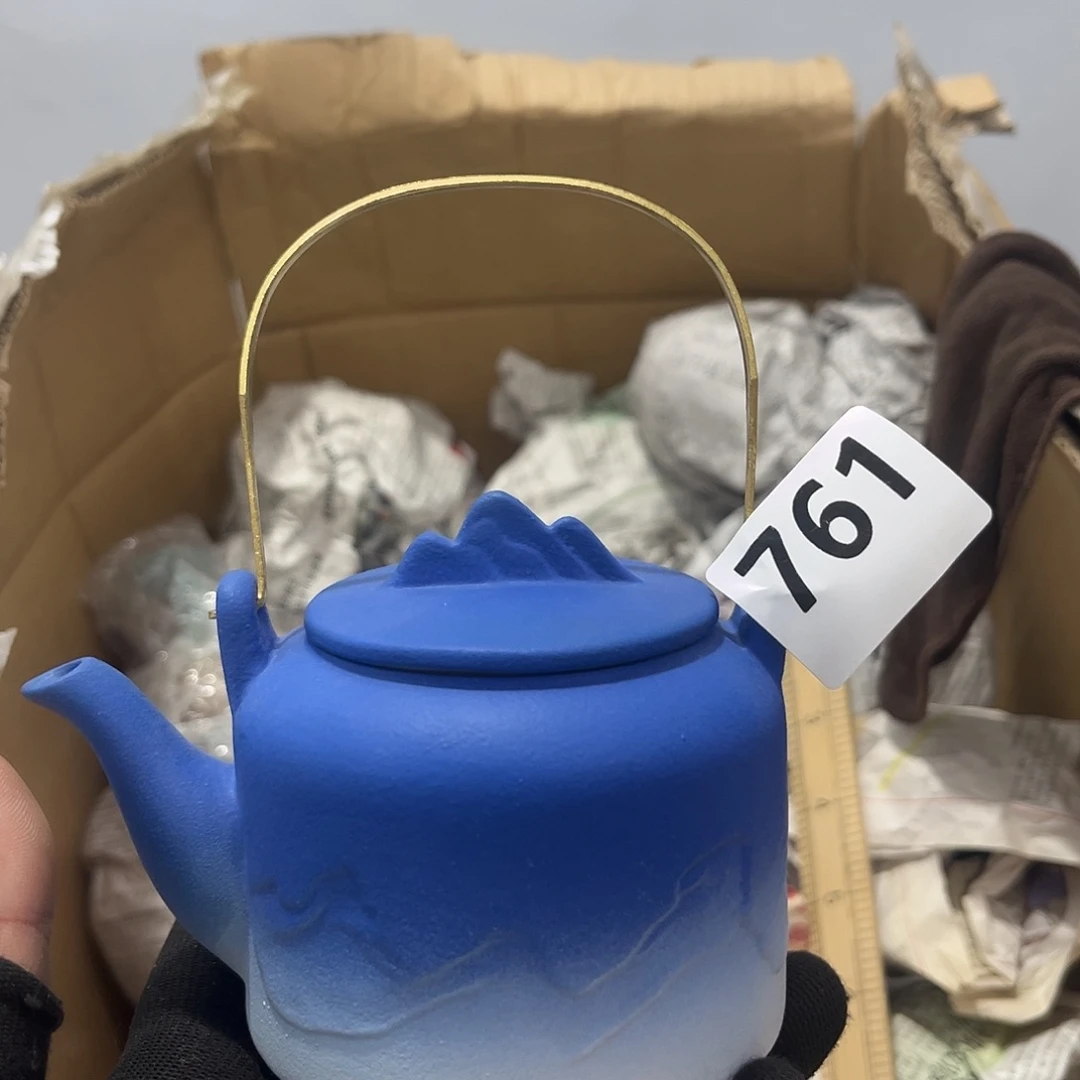 瓷片茶摆件工艺品摆件666