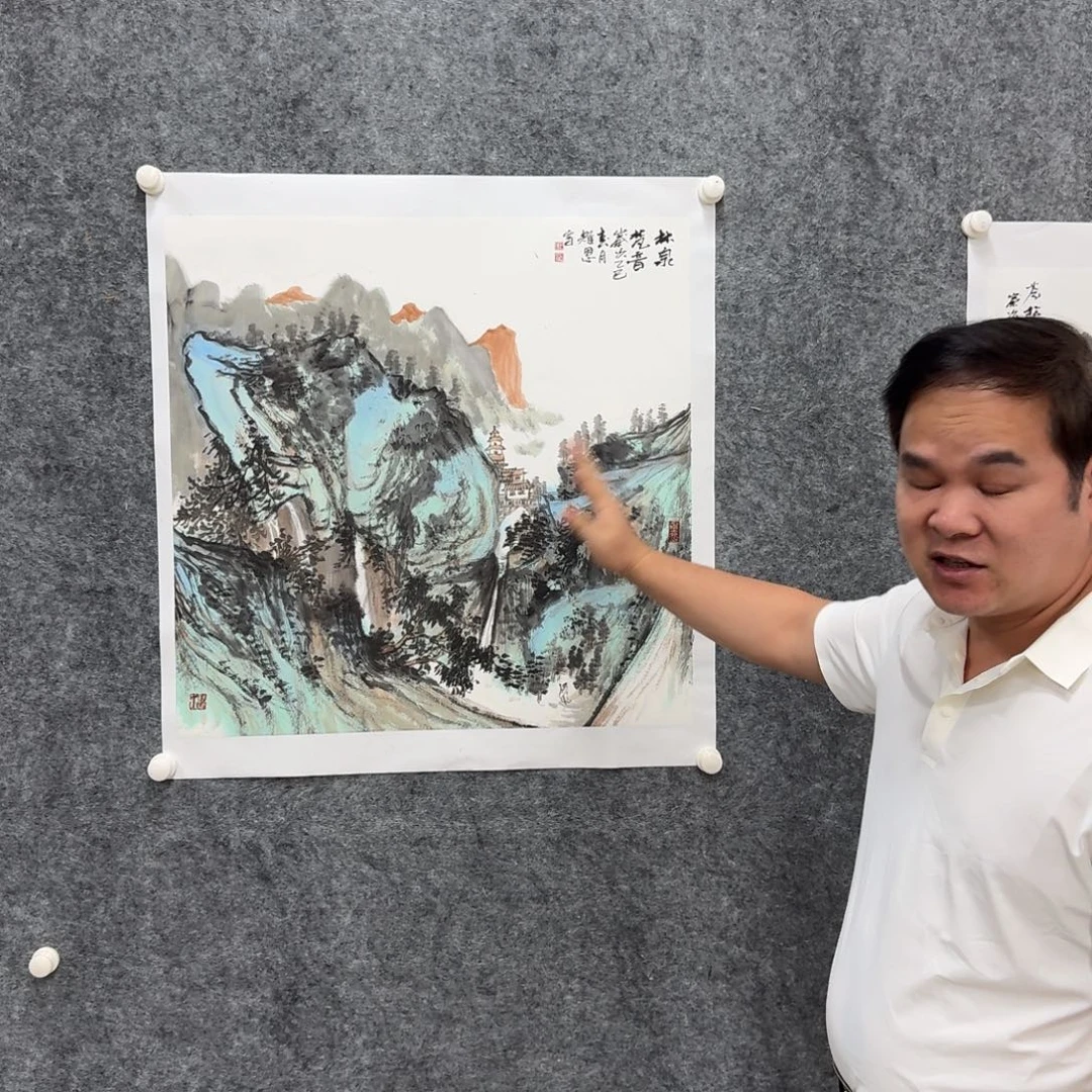 国画国画作品dye老师
