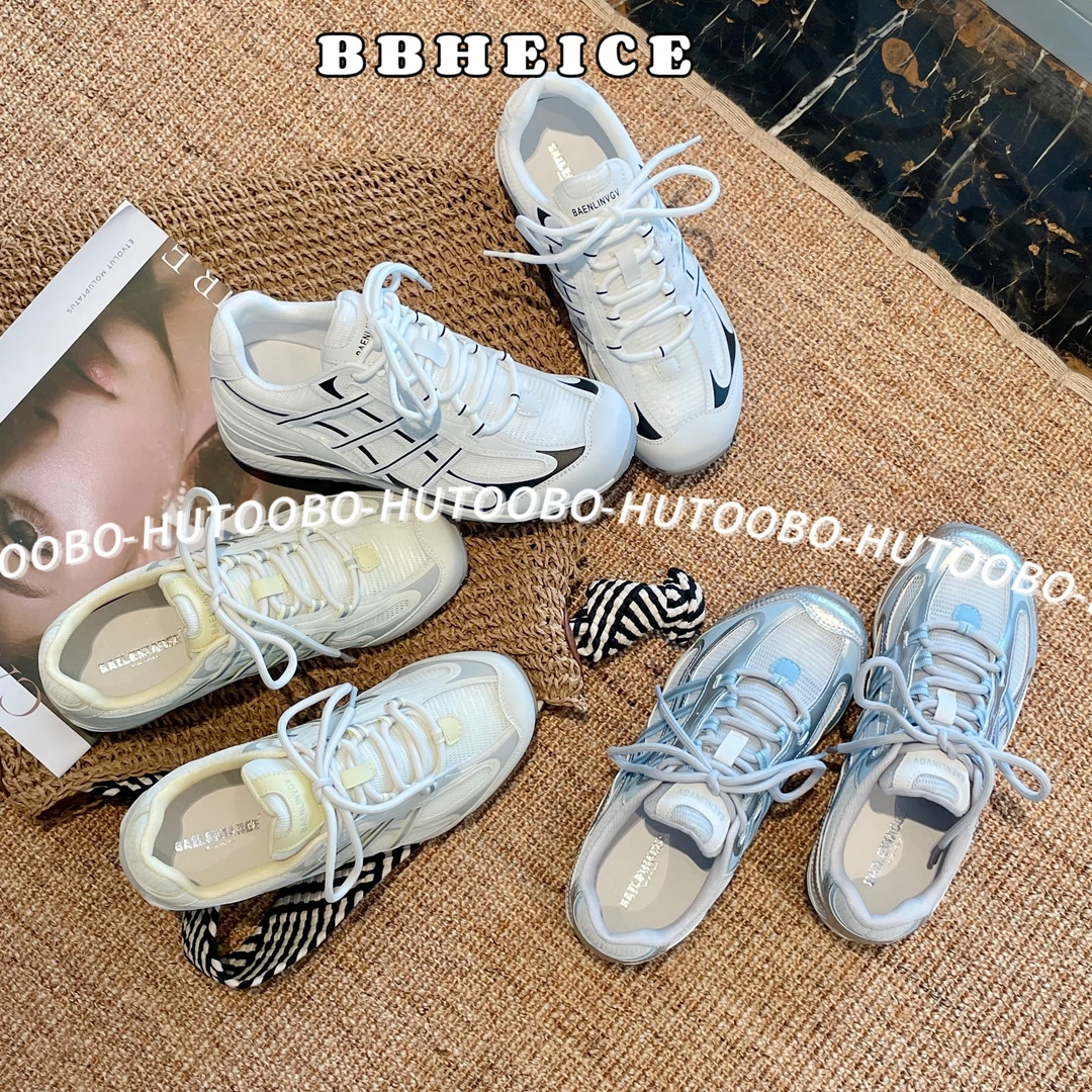 小白鞋透气韩版板鞋网红休闲鞋ins低跟跑步网面百搭德迅鞋