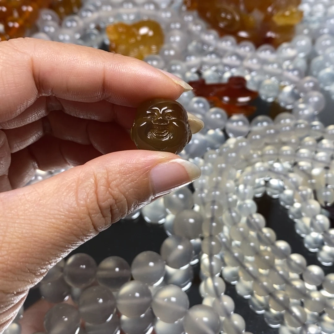 玛瑙/玉髓未镶嵌玛瑙吊坠