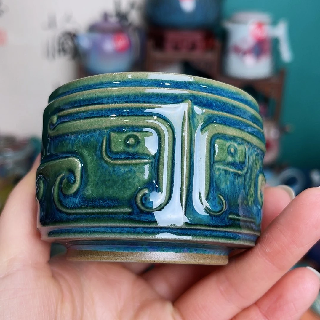 壶上**水钧瓷艺术作品壶