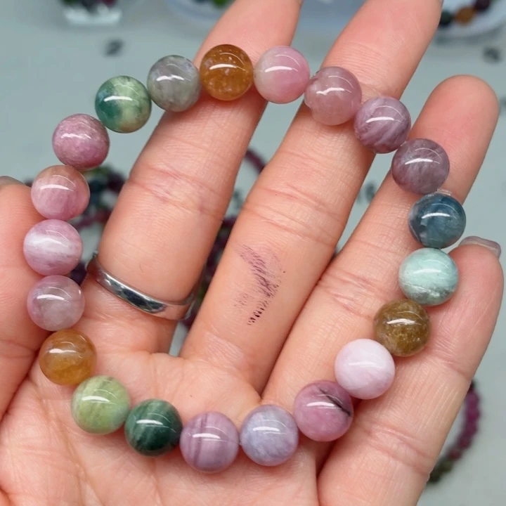 未镶嵌碧玺手链23