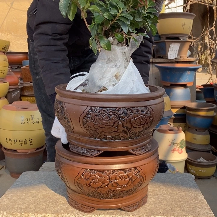 紫砂花盆紫砂特价包邮