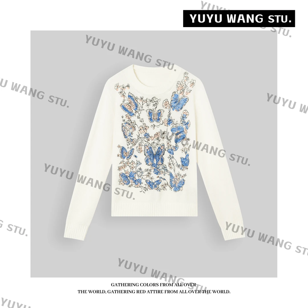 YUYU WANG【微含】套头毛衫 RB2SQRG2370