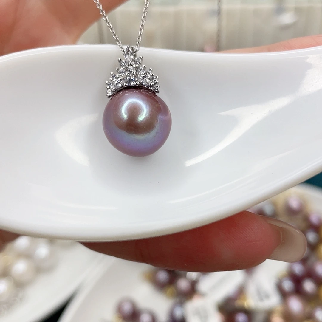 淡水珍珠未镶嵌吊坠(赠链)