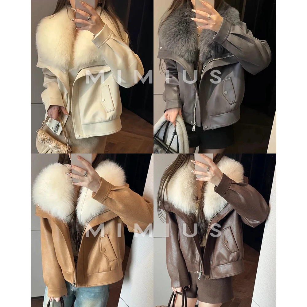 【mimius】U 可溯源三星安心鹅绒毛毛大翻领鹅绒外套 汉服G12095