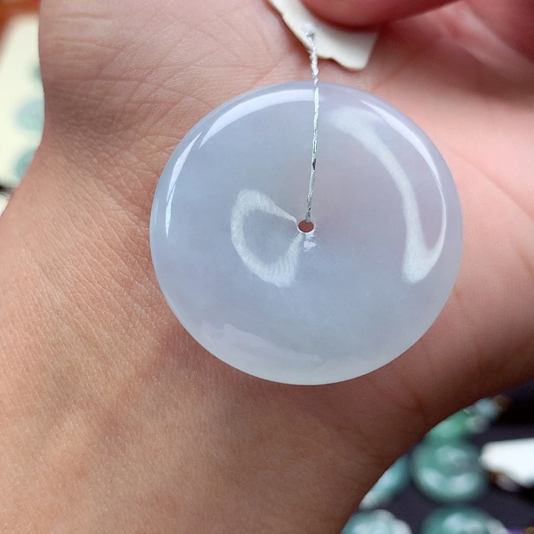 翡翠未镶嵌颈饰16 尺寸32.5-6.1