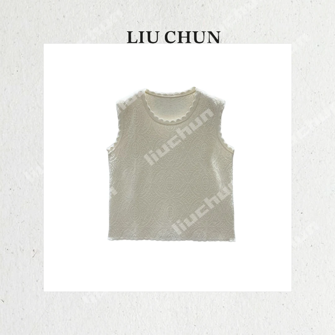 【镂空绣花】CHUN家夏款针织背心