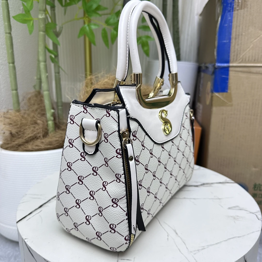 女士包包2024新款潮简约百搭高级感时尚印花单肩包斜挎手提包女包