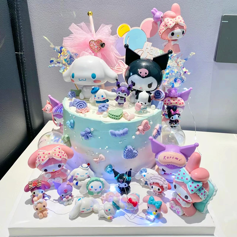 三丽鸥玉桂狗动物奶油儿童生日库洛米蛋糕同城配送男孩女孩