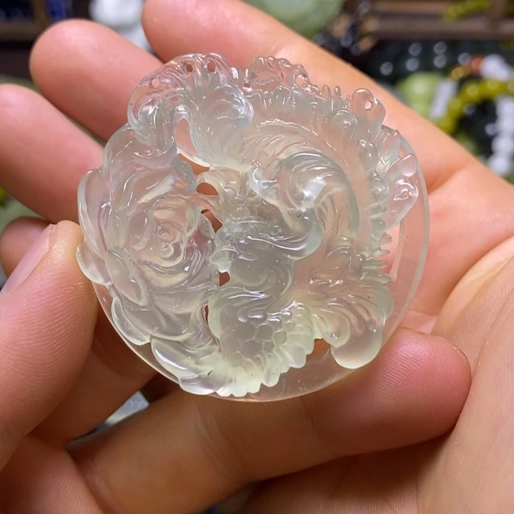岫玉未镶嵌岫玉颈饰