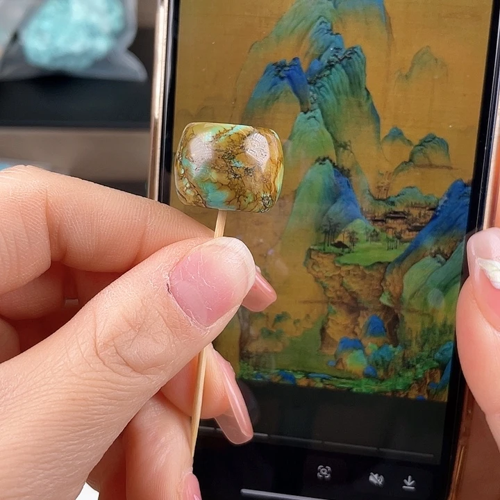 绿松石珠宝奇石未镶嵌