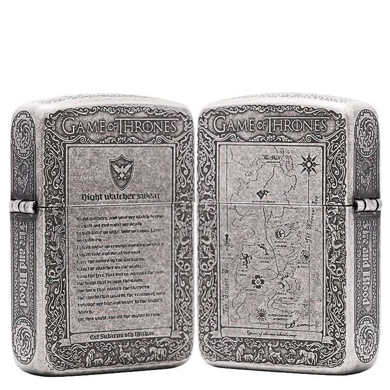 ZIPPO正品打火机/古银1941冰与火之歌DY9913DK【阿明1】