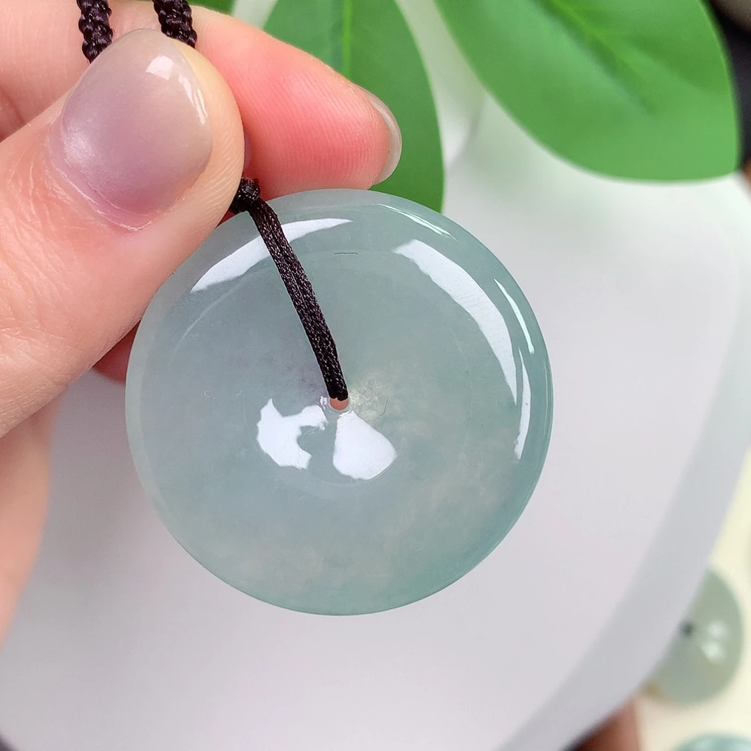 颈饰未镶嵌翡翠32.3-5.8mm