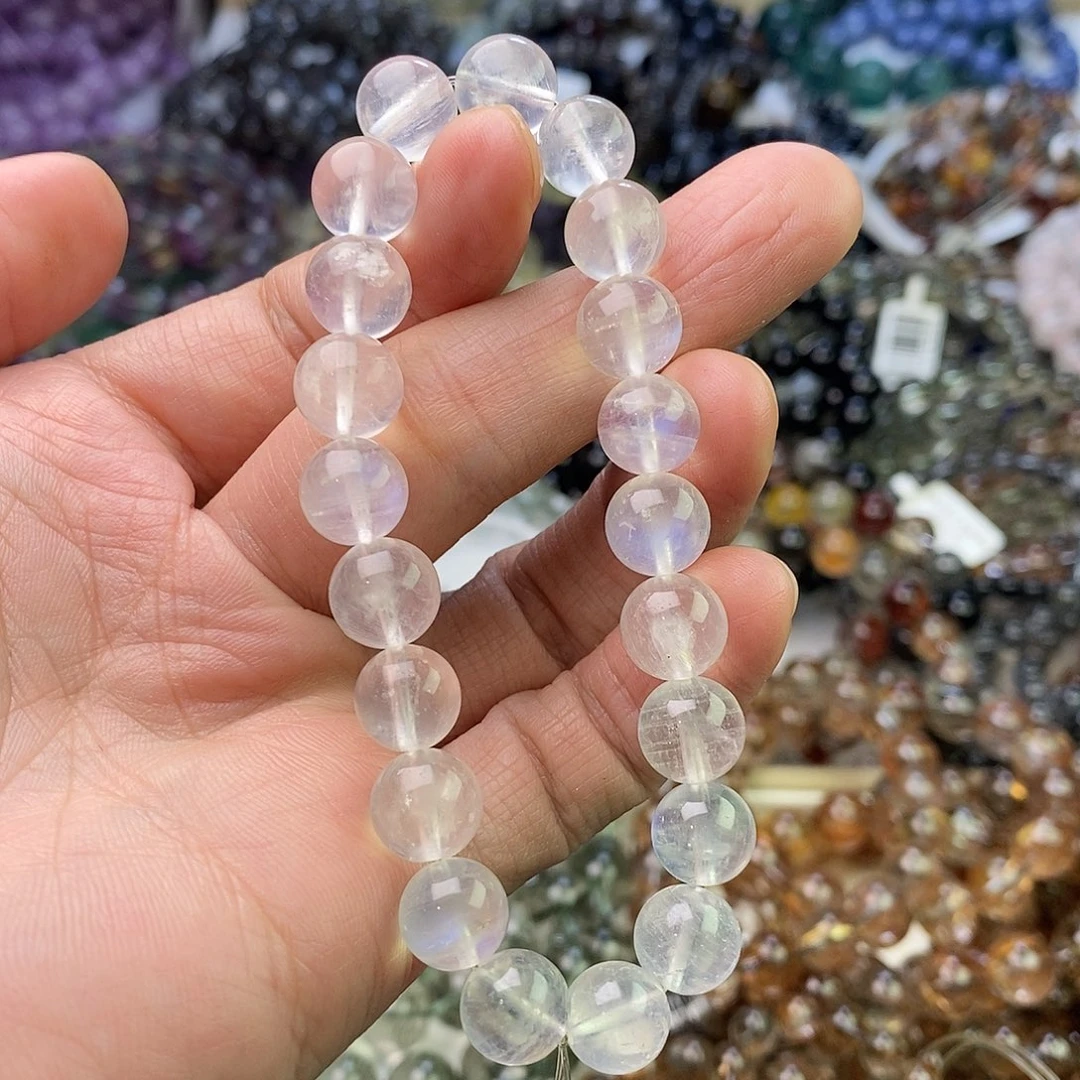 水晶手链未镶嵌还****洞卡9