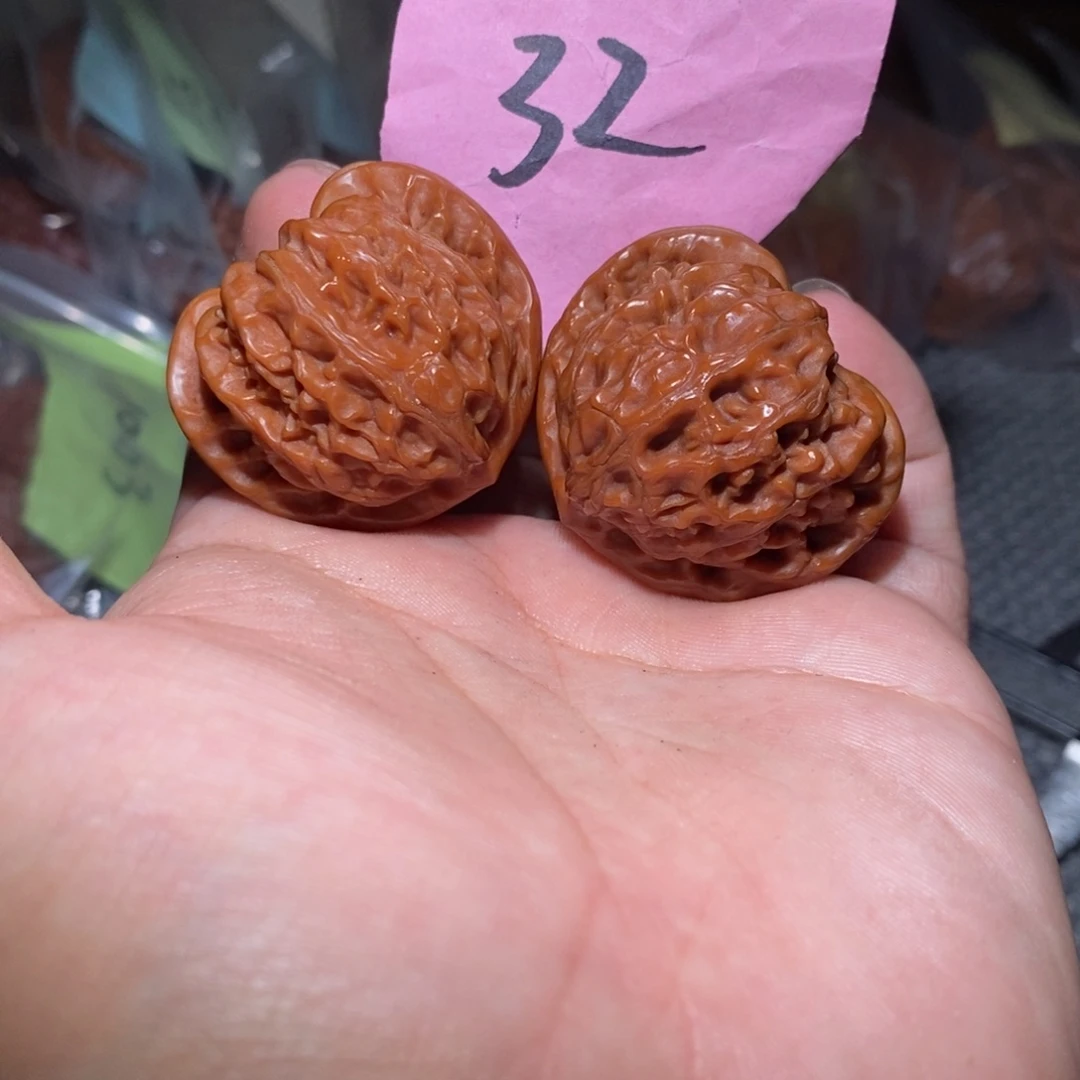 文玩核桃把件38宫灯